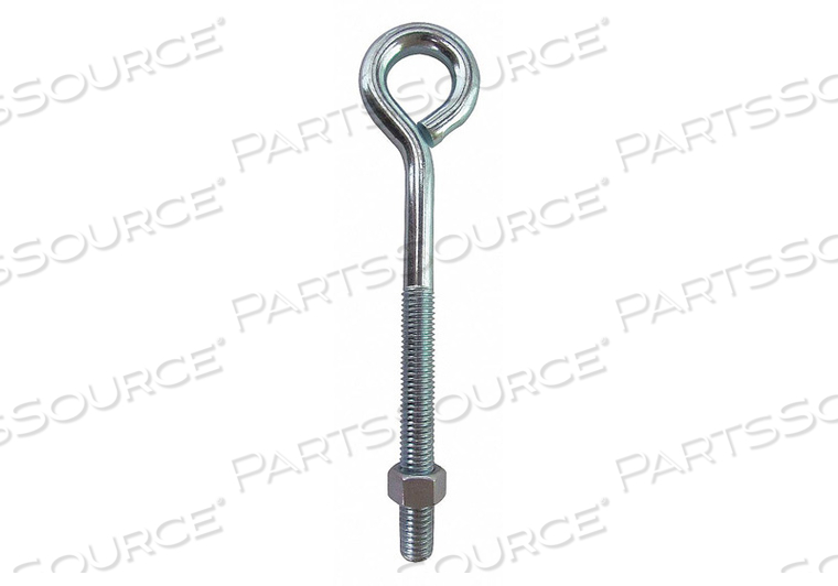ROUTING EYE BOLT, STEEL, ZINC PLATED, BENT, 3/8"-16 THREAD SIZE, 5 IN SHANK LG by Fabory ROUTING EYE BOLT, STEEL, ZINC PLATED, BENT, 3/8"-16 THREAD SIZE, 5 IN SHANK LG by Fabory
