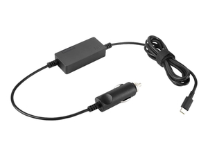 LENOVO 65W USB-C DC TRAVEL ADAPTER - CAR POWER ADAPTER - DC 12 / 24 V - 65 WATT - FOR TABLET 10, THINKPAD A485, L390, L390 YOGA, THINKPAD YOGA 11E (5TH GEN) by Lenovo