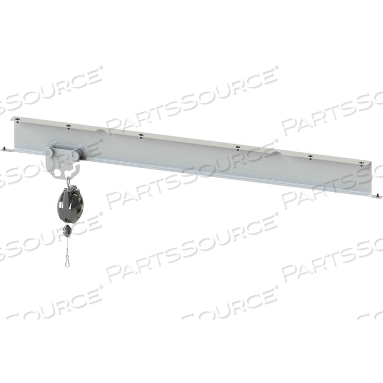 48"W TOOL BALANCER AND TROLLEY RAIL FOR SYSTEMS ASSEMBLY TABLES 