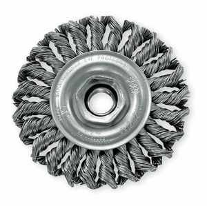 KNOT WIRE WHEEL BRUSH THREADED ARBOR by Weiler KNOT WIRE WHEEL BRUSH THREADED ARBOR by Weiler