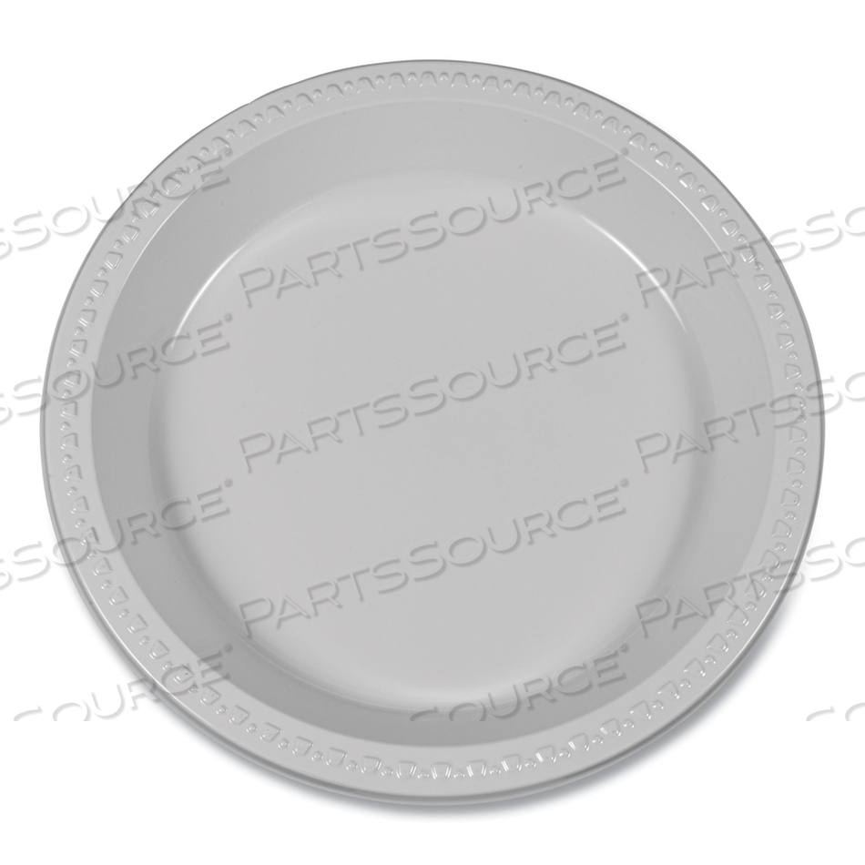 PLASTIC DINNERWARE, PLATES, 10.25" DIA, WHITE by Tablemate PLASTIC DINNERWARE, PLATES, 10.25" DIA, WHITE by Tablemate
