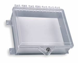 ENCLOSURE W/LOCK POLYCARBONATE SURFACE by Safety Technology International