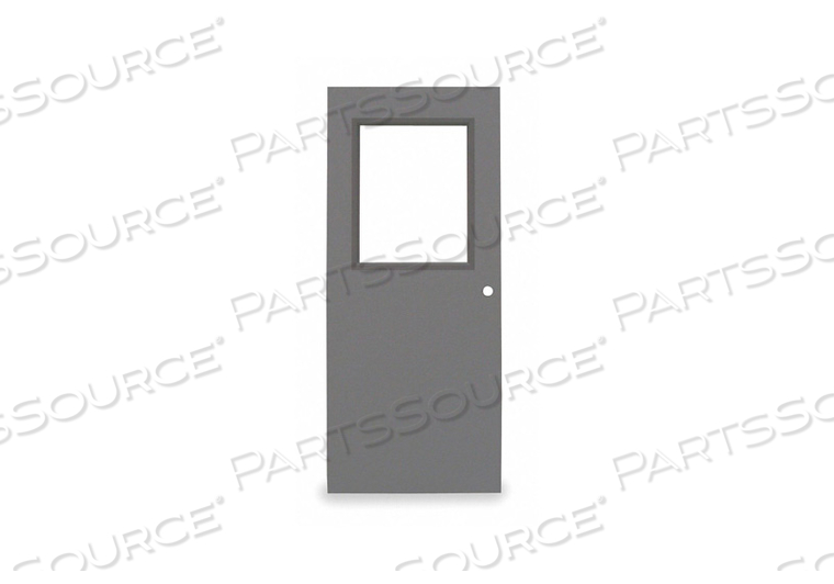 STEEL DOOR HALF GLASS CYLINDRICAL 18 GA. by Curries STEEL DOOR HALF GLASS CYLINDRICAL 18 GA. by Curries