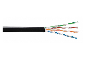 DATA CABLE CAT 6 23 AWG 1000FT BLACK by GenSPEED