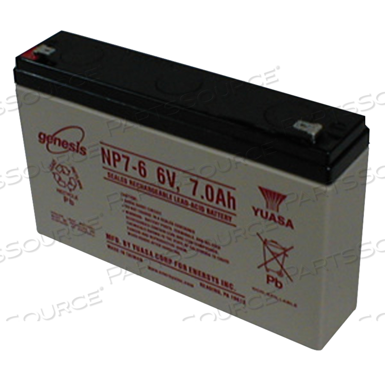 REPLACEMENT BATTERY, 7 AH, SEALED LEAD ACID, 6 V by R&D Batteries, Inc.