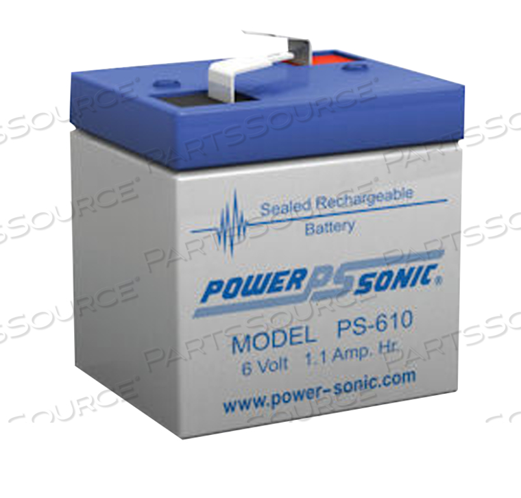 BATTERY, SEALED LEAD ACID, 6V, 1 AH by R&D Batteries, Inc.