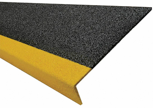 FRP STEP COVER YLW/BLK 60  FBRGLSS by Sure-Foot Industries Corp.