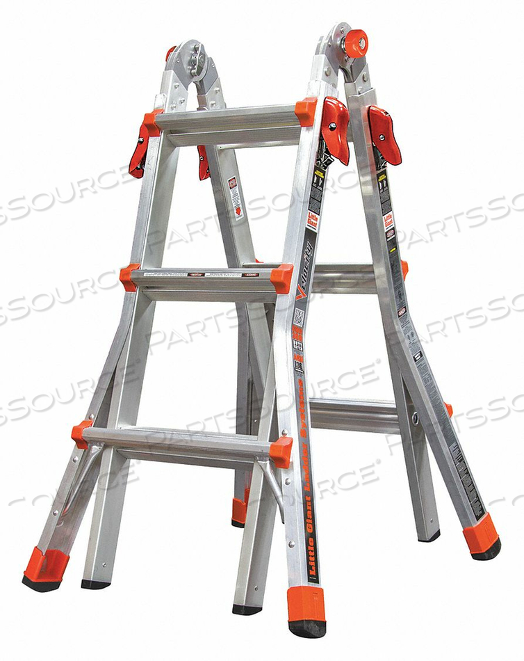 ALUMINUM VELOCITY MULTI-USE EXTENSION LADDER, 13' TYPE 1A by Little Giant