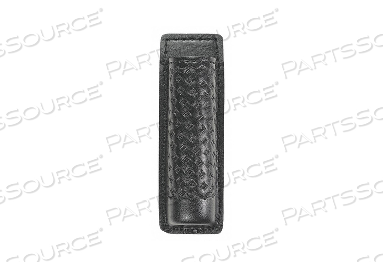FLASHLIGHT POUCH SYNTHETIC LEATHER BLACK by Heros Pride