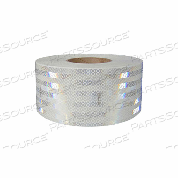 NMC CONSPICUITY REFLECTIVE TAPE, WHITE, 2"W X 150'L, 1 ROLL by National Marker Company