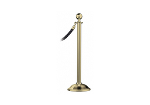 SPHERE TOP POST POLISHED BRASS TRAD by Lawrence Metal