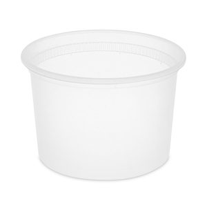 NEWSPRING DELITAINER MICROWAVABLE CONTAINER, 64 OZ, 4.5 X 4.5 X 6.35, NATURAL, PLASTIC, 120/CARTON by Pactiv