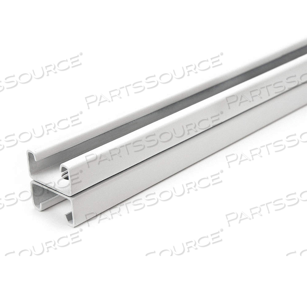 STRUT CHANNEL, SLOTTED BACK-TO-BACK, STEEL, PAINTED, 18 IN OVERALL LG, WHITE, SLOTTED by Approved Vendor STRUT CHANNEL, SLOTTED BACK-TO-BACK, STEEL, PAINTED, 18 IN OVERALL LG, WHITE, SLOTTED by Approved Vendor