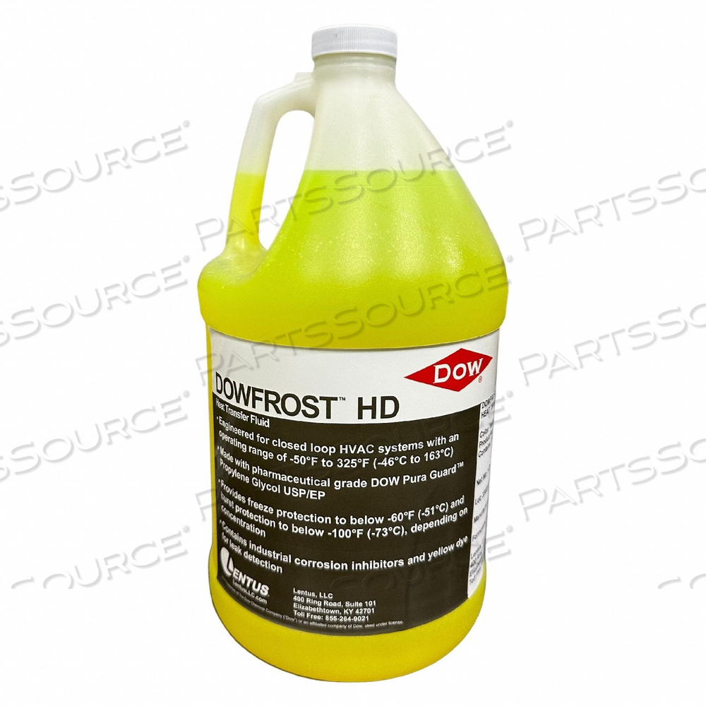 INHIBITED PROPYLENE GLYCOL 1 GAL YELLOW by Dow Frost