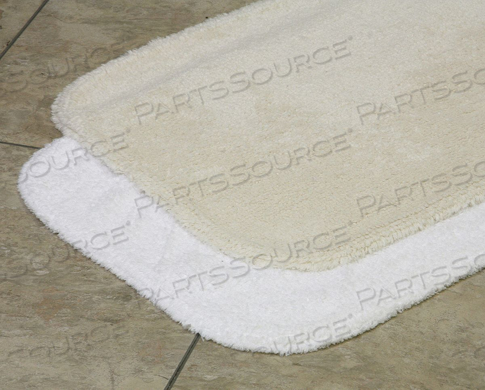 BATH RUG ESSENCE 24X36 19 OZ. WHITE by Lacey Mills