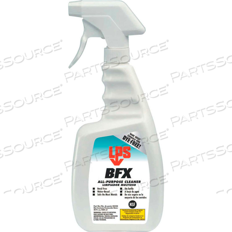 BFX ALL PURPOSE CLEANER, 28 OZ. TRIGGER SPRAY - 0 