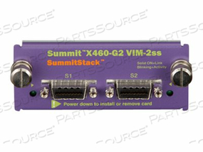 TAA-COMPLIANT OPTIONAL VIRTUAL INTERFACE MODULE FOR THE REAR OF THE X460-G2 PROV by Extreme Network
