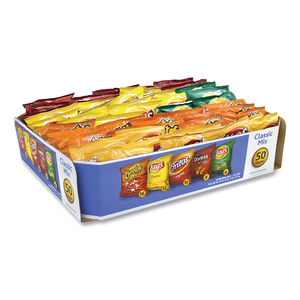 POTATO CHIPS BAGS VARIETY PACK, ASSORTED FLAVORS, 1 OZ BAG, 50 BAGS/CARTON by Frito-Lay