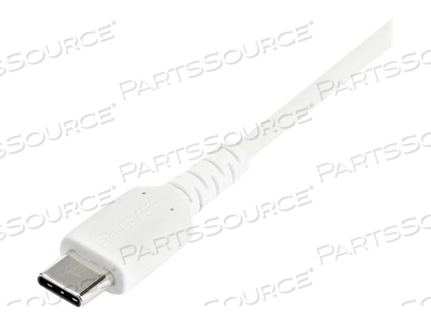 2M USB A TO USB C CHARGING CABLE, DURABLE FAST CHARGE & SYNC USB 2.0 TO USB TYPE C DATA CORD, RUGGED TPE JACKET ARAMID FIBER M/M 3A WHITE, S by StarTech.com Ltd. 2M USB A TO USB C CHARGING CABLE, DURABLE FAST CHARGE & SYNC USB 2.0 TO USB TYPE C DATA CORD, RUGGED TPE JACKET ARAMID FIBER M/M 3A WHITE, S by StarTech.com Ltd.