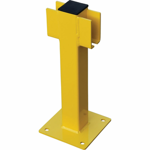 STEEL LIFT-OUT GUARD RAIL IN-LINE POST, SINGLE-RAIL, 20"H, YELLOW by Beijing Yamei -Tianjin