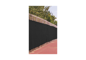 FENCE SCREEN 50 FT L 6 FT H BLACK by Mauritzon