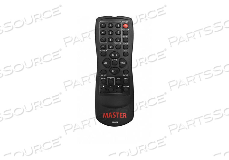REMOTE CONTROL BLACK 29/64 DEPTH by RCA