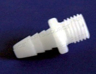 5 MM MALE THREADED TO FEMALE BAYONET "Y" ADAPTER, PLATSIC 