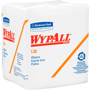 WYPALL L30 QUARTERFOLD WIPERS - 12-1/2"W X 14-3/8"D by Kimberly-Clark Corporation