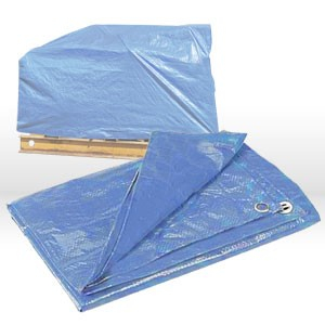 01824 CSM TARPS ECONOMY UTILITY TARP,WEAVE/8X8,GAUGE 4.75 MIL,18X24,BLUE by Kotap