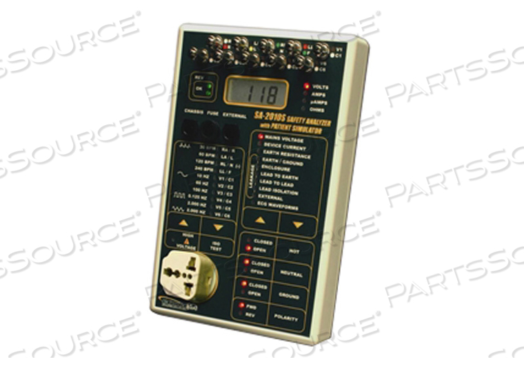 10 PATIENT LEADS AND SIMULATOR SAFETY ANALYZER by BC Group International, Inc. (BC Biomedical)