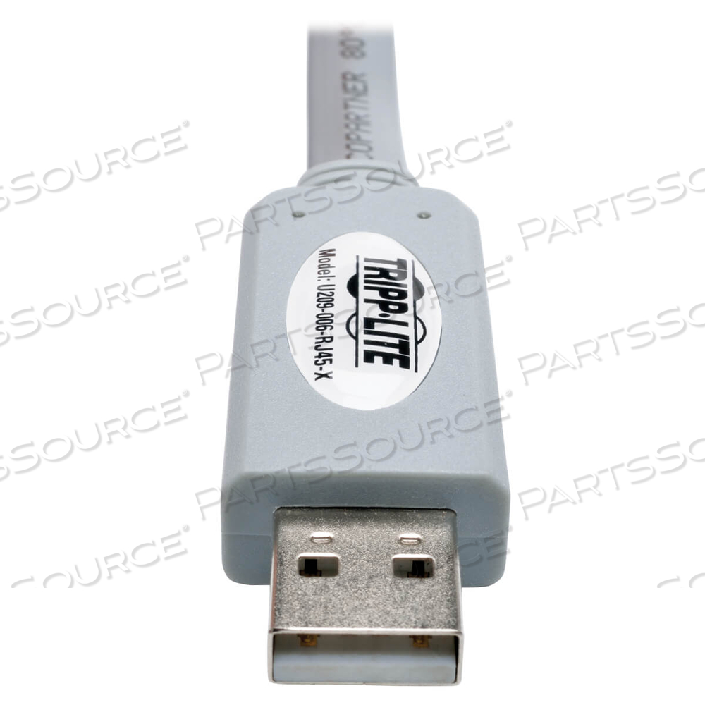 USB-A TO RJ45 SERIAL ROLLOVER CABLE (M/M) - CISCO COMPATIBLE, 250 KBPS, 6 FT by Tripp Lite USB-A TO RJ45 SERIAL ROLLOVER CABLE (M/M) - CISCO COMPATIBLE, 250 KBPS, 6 FT by Tripp Lite