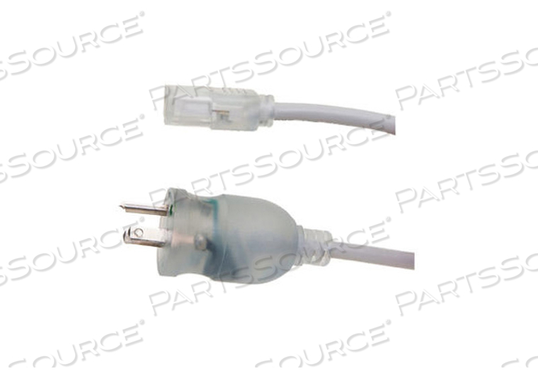 SJT HOSPITAL GRADE GREEN DOT POWER CORD, 18 AWG, 125 V, 10 A, NEMA 5-15, C13, 3 CONDUCTORS, 10 FT, DURABLE, MEETS ROHS by CableWholesale SJT HOSPITAL GRADE GREEN DOT POWER CORD, 18 AWG, 125 V, 10 A, NEMA 5-15, C13, 3 CONDUCTORS, 10 FT, DURABLE, MEETS ROHS by CableWholesale