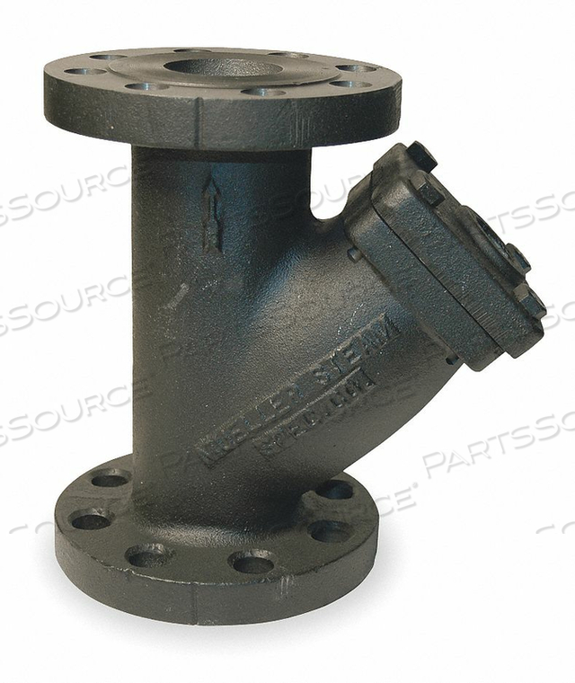 Y STRAINER 304 SS 2 FLANGED GRAPHITE by Mueller Steam Specialty