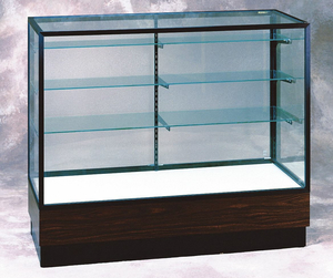 DISPLAY CASE 40X48X20 WALNUT by Waddell Display DISPLAY CASE 40X48X20 WALNUT by Waddell Display