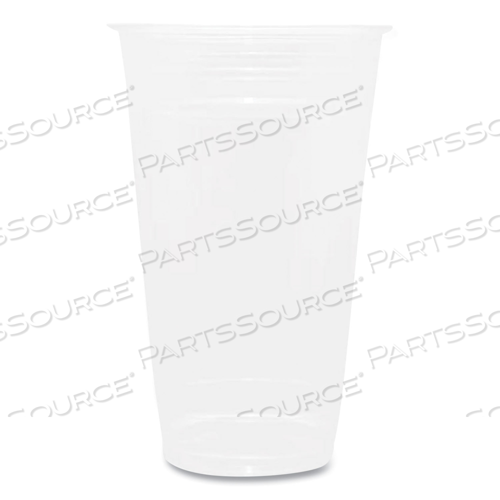 PET PLASTIC CUPS, 24 OZ, CLEAR by Karat PET PLASTIC CUPS, 24 OZ, CLEAR by Karat