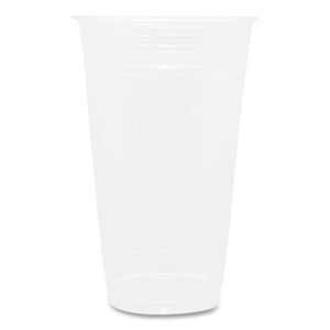 PET PLASTIC CUPS, 24 OZ, CLEAR, 600/CARTON by Karat