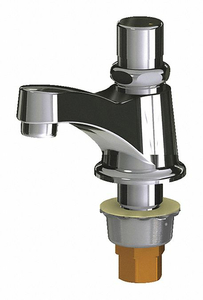 SINGLE SUPPLY METERING SINK FAUCET by Chicago Faucets
