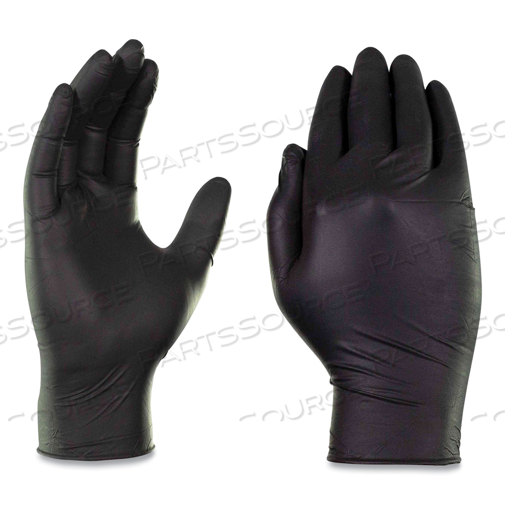 DISPOSABLE GLOVES NITRILE L BLACK by Ammex