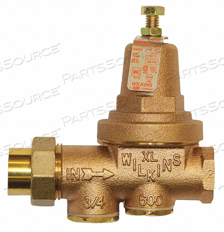 WATER PRESSURE REDUCING VALVE 3/4 IN. by Zurn Industries LLC WATER PRESSURE REDUCING VALVE 3/4 IN. by Zurn Industries LLC