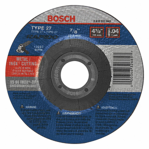 37347X004X41463TYPE27THINCUTTINGDIS by Bosch Tools