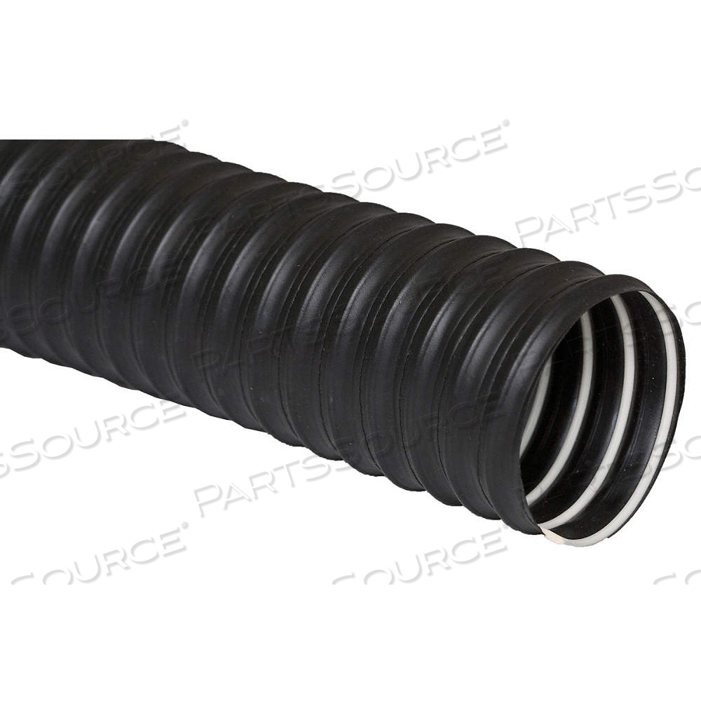 DUCTING HOSE 50 FT L BLACK by Flexaust Co. Inc.