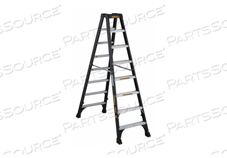 TWIN STEPLADDER FBRGLS IA 8FT DXL3030 by DeWalt