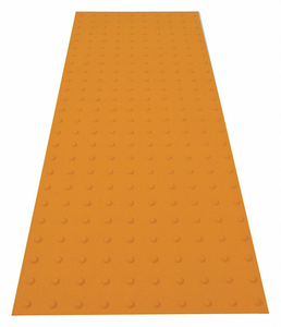 ADA WARNING PAD YELLOW 5 FT L GLUE DOWN by SSTD