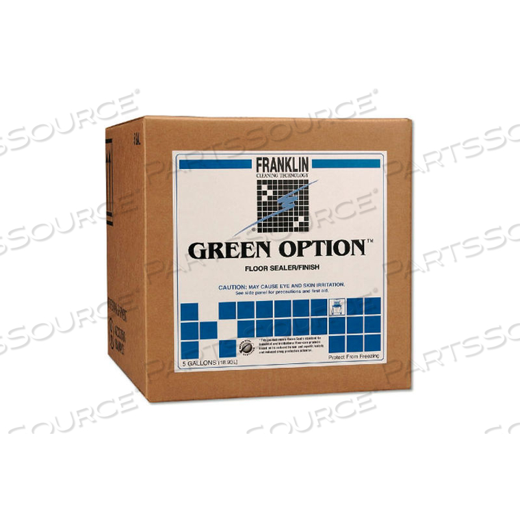 GREEN OPTION FLOOR FINISH, 5 GALLON BOX - F330325 