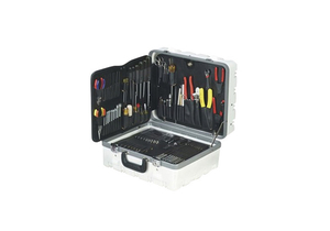 BIO-MEDICAL TECHNICIAN'S TOOL KIT, SUPER TOUGH CASE, GRAY by JENSEN Tools + Supply Inc. (Formerly Stanley Supply & Services)