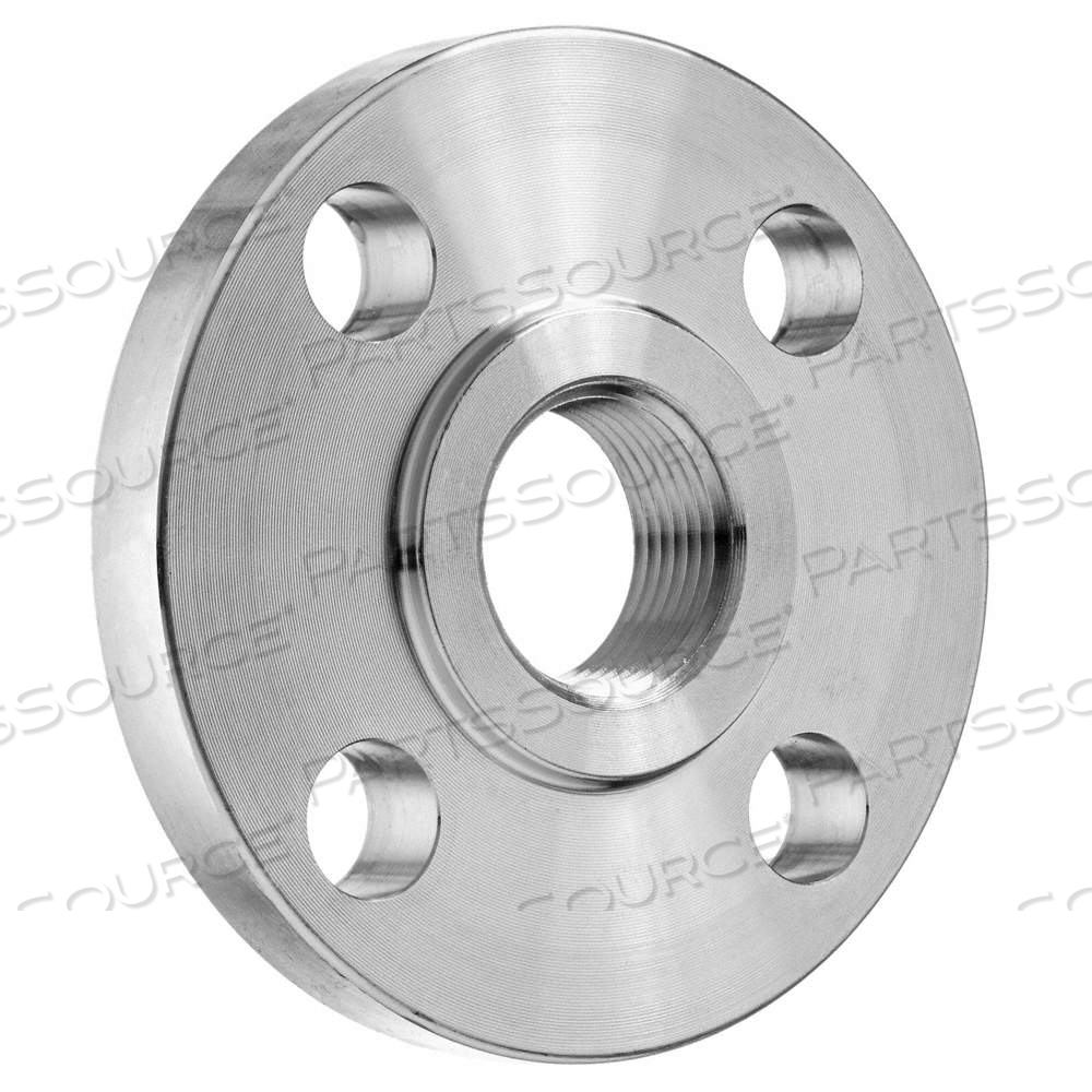 PIPE FLANGE, THREADED FLANGE, 316 STAINLESS STEEL, 1 IN PIPE SIZE, 5 7/8 IN FLANGE OUTSIDE DIA by Approved Vendor