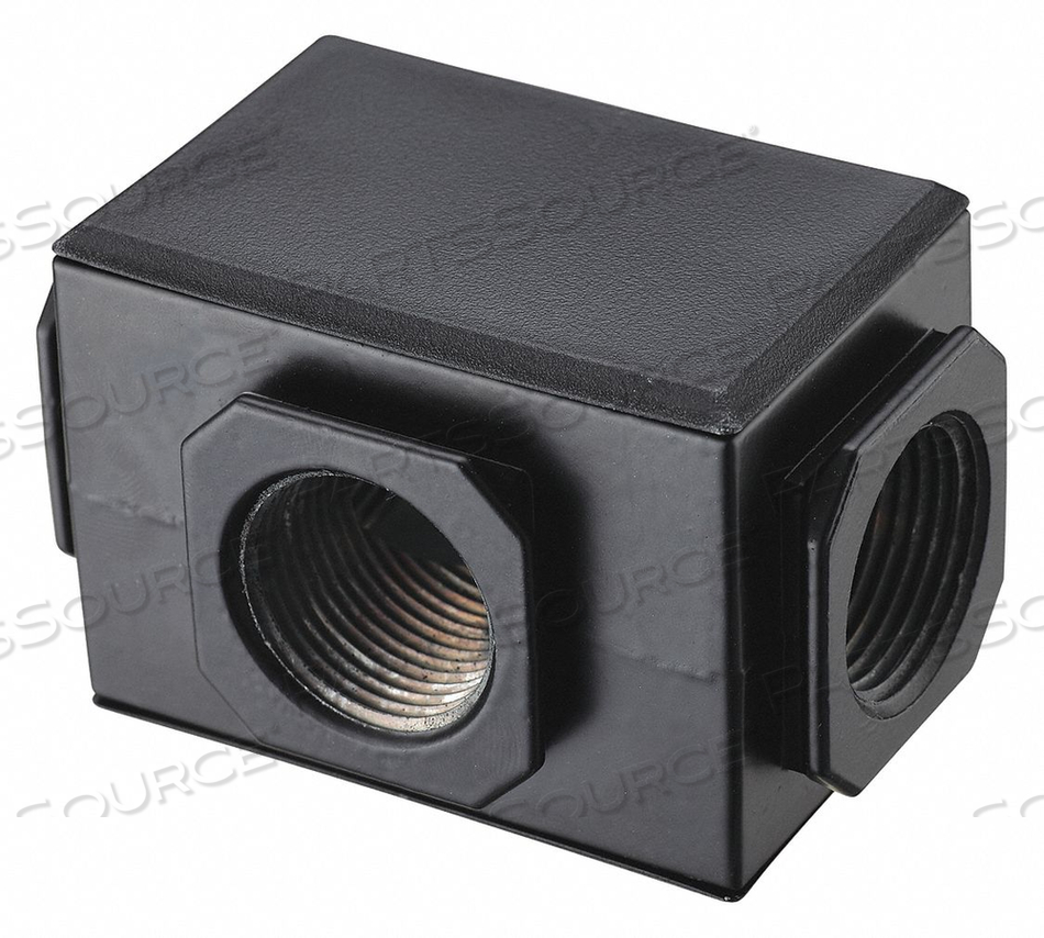 MANIFOLD BLOCK, COMPATIBLE WITH GRAINGER PART NUMBER 4ZK82, 4ZK83, 4ZK84, 4ZK85, 4ZK96, 4ZL23, 4ZL24, 4ZL25, 4ZL26, 4ZL27, 4ZL28, 4ZL29, 4ZL by Speedaire