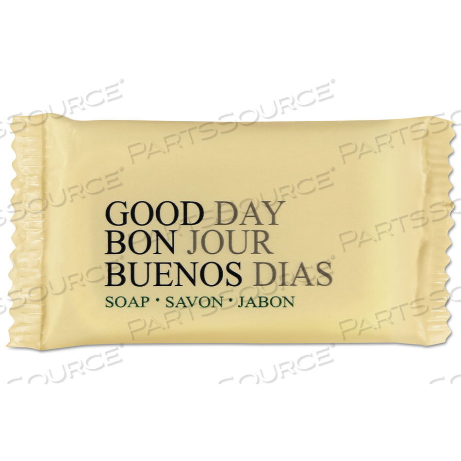 AMENITY BAR SOAP, PLEASANT SCENT, # 1/2, INDIVIDUALLY WRAPPED BAR by Good Day AMENITY BAR SOAP, PLEASANT SCENT, # 1/2, INDIVIDUALLY WRAPPED BAR by Good Day