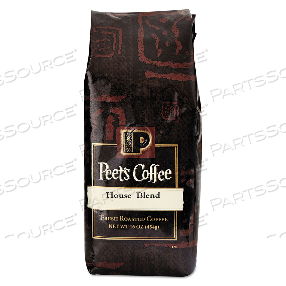 BULK COFFEE, HOUSE BLEND, GROUND, 1 LB BAG by Peet's Coffee & Tea BULK COFFEE, HOUSE BLEND, GROUND, 1 LB BAG by Peet's Coffee & Tea