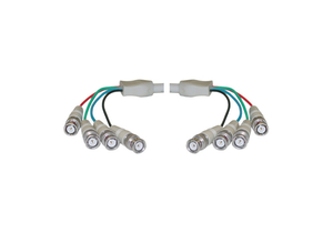 25FT DOUBLE SHIELDED 4 BNC MALE TO 4 BNC MALE CABLE - BEIGE by CableWholesale 25FT DOUBLE SHIELDED 4 BNC MALE TO 4 BNC MALE CABLE - BEIGE by CableWholesale